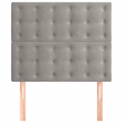 VidaXL 3116802 tête de lit et pied de lit Gris clair