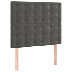 VidaXL 3116803 tête de lit et pied de lit Gris foncé