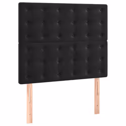 VidaXL 3116804, Noir, Polyester, Bois, 900 mm, 118 cm, 128 cm, 50 mm