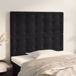 VidaXL 3116804 tête de lit et pied de lit Noir