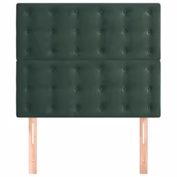 VidaXL 3116805 tête de lit et pied de lit Vert foncé