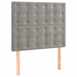VidaXL 3116808, Gris clair, Polyester, Bois, 1000 mm, 118 cm, 128 cm, 50 mm