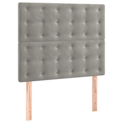 VidaXL 3116808 tête de lit et pied de lit Gris clair