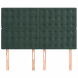 VidaXL 3116811 tête de lit et pied de lit Vert foncé