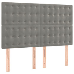 VidaXL 3116814 tête de lit et pied de lit Gris clair
