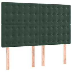 VidaXL 3116817 tête de lit et pied de lit Vert foncé