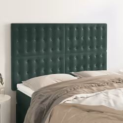 VidaXL 3116817 tête de lit et pied de lit Vert foncé