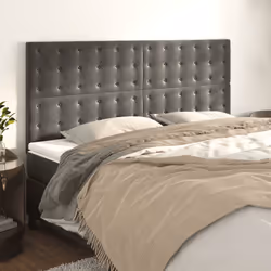 VidaXL 3116821 tête de lit et pied de lit Gris foncé