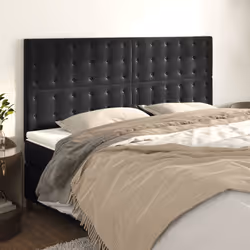 VidaXL 3116822 tête de lit et pied de lit Noir