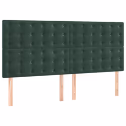 VidaXL 3116829, Vert foncé, Polyester, Bois, 1800 mm, 118 cm, 128 cm, 50 mm
