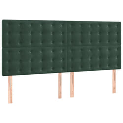 VidaXL 3116829 tête de lit et pied de lit Vert foncé