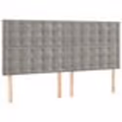 vidaXL Têtes de lit 4 pcs Gris clair 100x5x78/88 cm Velours