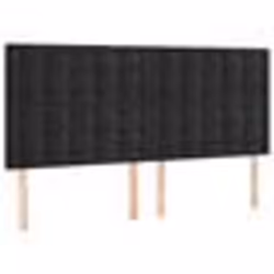 vidaXL Têtes de lit 4 pcs Noir 100x5x78/88 cm Velours
