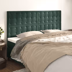 VidaXL 3116835 tête de lit et pied de lit Vert foncé