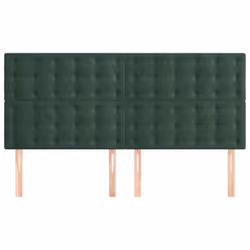 VidaXL 3116835 tête de lit et pied de lit Vert foncé
