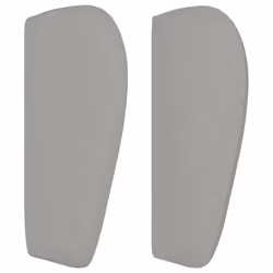 VidaXL 3116838 tête de lit et pied de lit Gris clair - Vue supplémentaire 4