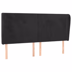 VidaXL 3116920, Noir, Polyester, Bois, 1630 mm, 78 cm, 88 cm, 230 mm