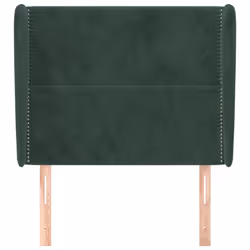 VidaXL 3117037 tête de lit et pied de lit Vert foncé