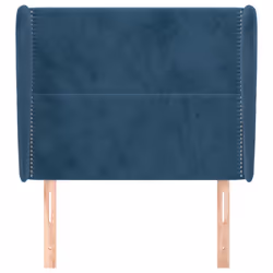 VidaXL 3117050 tête de lit et pied de lit Bleu foncé