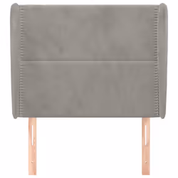 VidaXL 3117070 tête de lit et pied de lit Gris clair