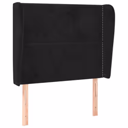 VidaXL 3117072, Noir, Polyester, Bois, 2030 mm, 78 cm, 88 cm, 230 mm