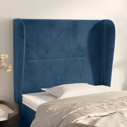 VidaXL 3117074 tête de lit et pied de lit Bleu foncé