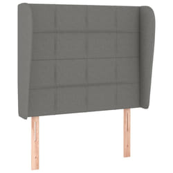 VidaXL 3117127 tête de lit et pied de lit Gris foncé