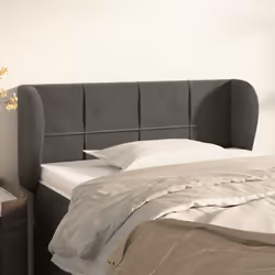 VidaXL 3117175 tête de lit et pied de lit Gris foncé