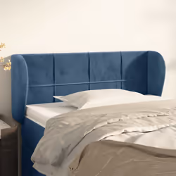 VidaXL 3117178 tête de lit et pied de lit Bleu foncé