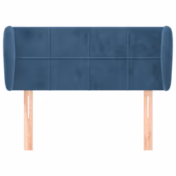 VidaXL 3117178 tête de lit et pied de lit Bleu foncé