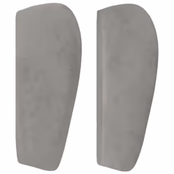 VidaXL 3117180 tête de lit et pied de lit Gris clair - Vue supplémentaire 4