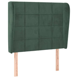 VidaXL 3117183 tête de lit et pied de lit Vert foncé