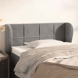 VidaXL 3117186 tête de lit et pied de lit Gris clair