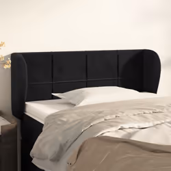 VidaXL 3117188 tête de lit et pied de lit Noir