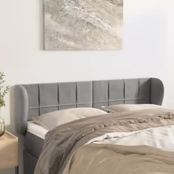 VidaXL 3117192 tête de lit et pied de lit Gris clair