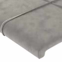 VidaXL 3117192 tête de lit et pied de lit Gris clair - Vue supplémentaire 5
