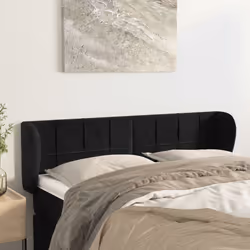VidaXL 3117194 tête de lit et pied de lit Noir