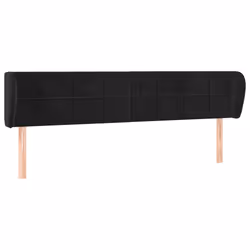 VidaXL 3117200, Noir, Polyester, Bois, 1630 mm, 78 cm, 88 cm, 230 mm