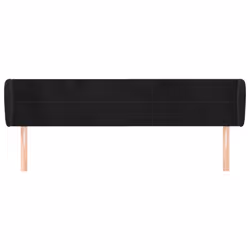 VidaXL 3117200 tête de lit et pied de lit Noir