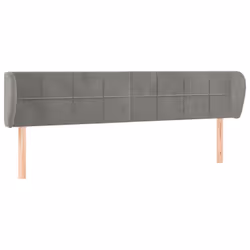 VidaXL 3117210, Gris clair, Polyester, Bois, 2030 mm, 78 cm, 88 cm, 230 mm