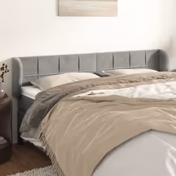 VidaXL 3117210 tête de lit et pied de lit Gris clair