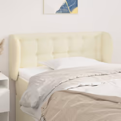 VidaXL 3117224 tête de lit et pied de lit Crème