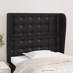 VidaXL 3117252 tête de lit et pied de lit Noir