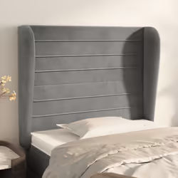 VidaXL 3117326 tête de lit et pied de lit Gris clair