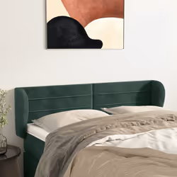 VidaXL 3117335 tête de lit et pied de lit Vert foncé