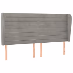 VidaXL 3117338, Gris clair, Polyester, Bois, 1630 mm, 78 cm, 88 cm, 230 mm