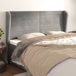 VidaXL 3117338 tête de lit et pied de lit Gris clair