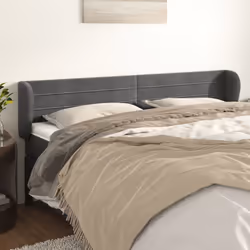 VidaXL 3117339 tête de lit et pied de lit Gris foncé