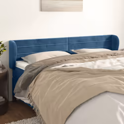 VidaXL 3117342 tête de lit et pied de lit Bleu foncé