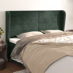 VidaXL 3117347 tête de lit et pied de lit Vert foncé